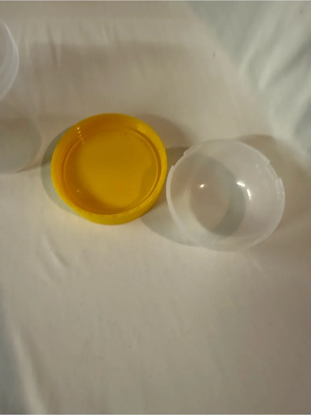 IKEA Yellow and Gray Snack Container with Dome Lid